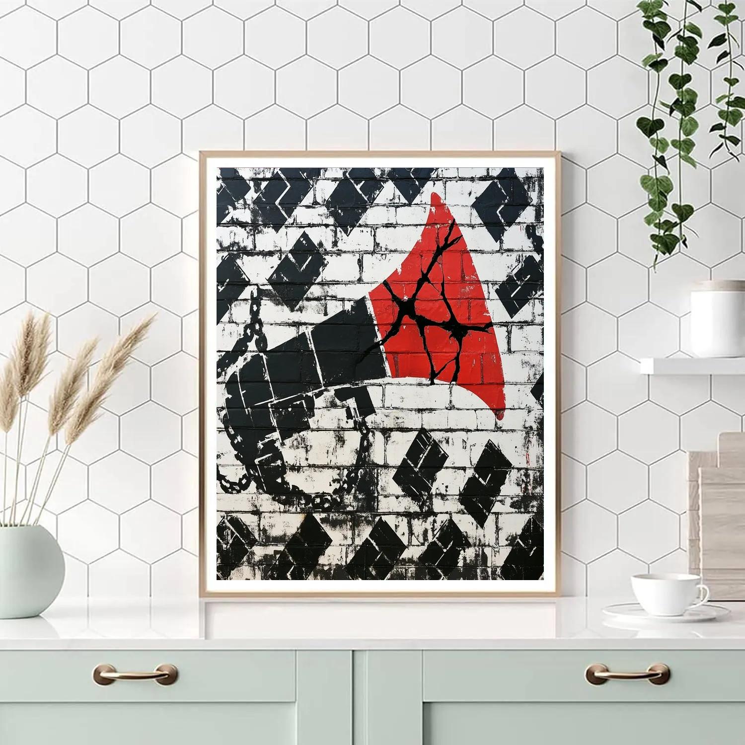 Banksy Inspired Silent Resistance Revolution Painting by numbers kit