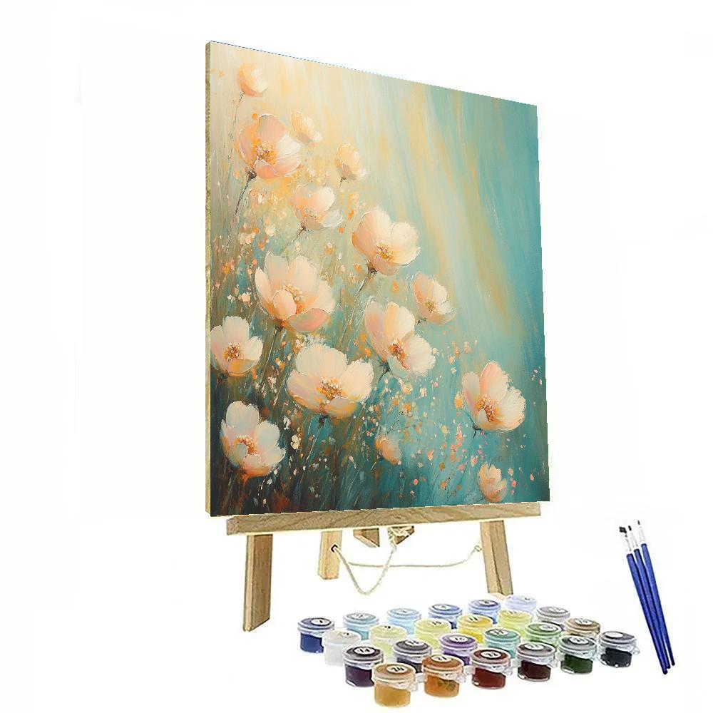 Edgar Degas Inspired Sunlit Stillness paint by color