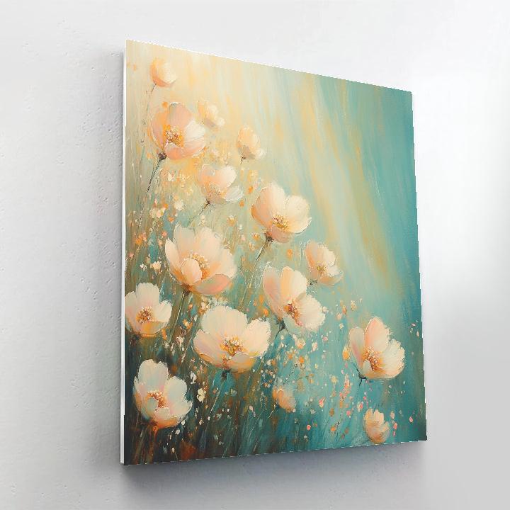 Edgar Degas Inspired Sunlit Stillness paint by color