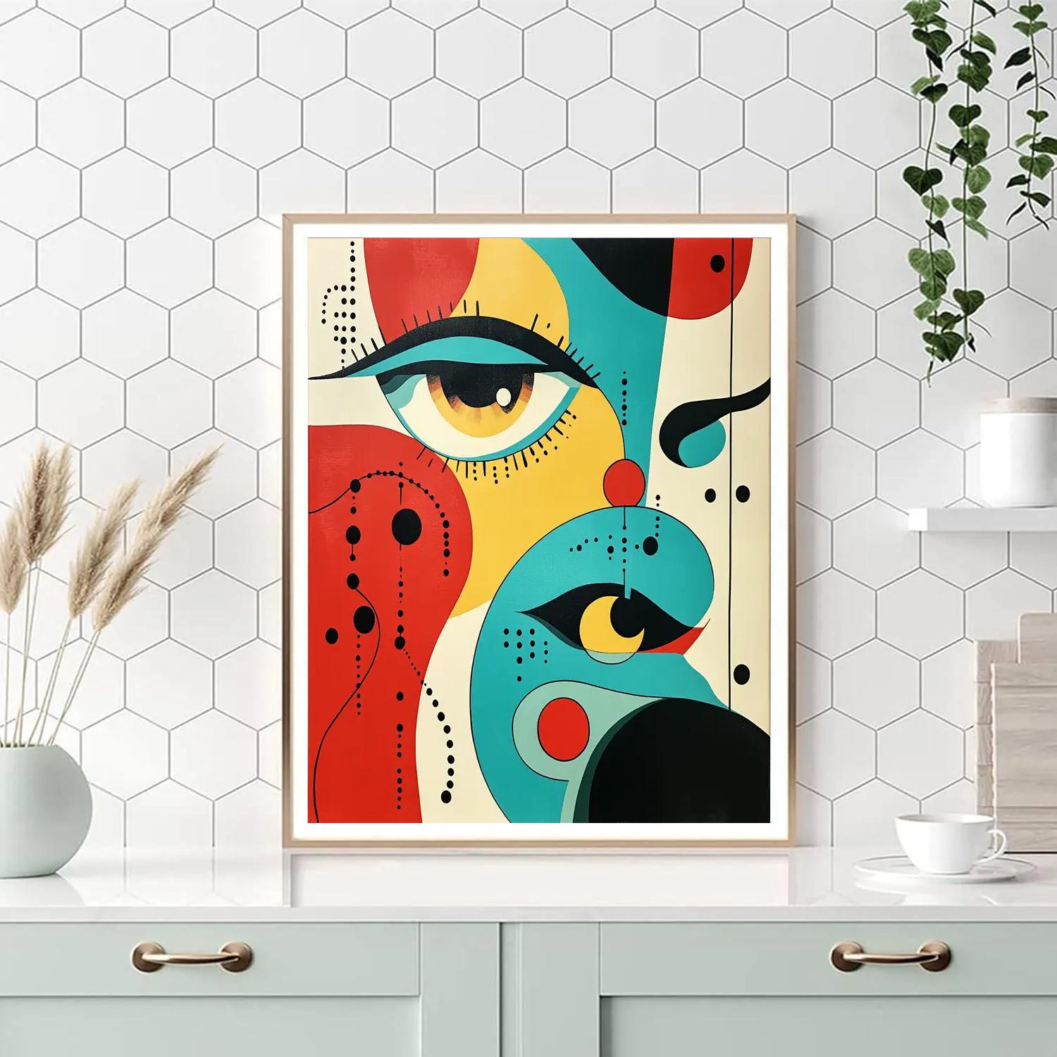 Joan Miró Inspired Playful Biomorphs Painting by numbers kit