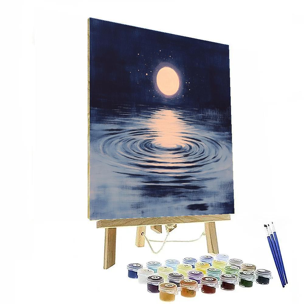 Edgar Degas Inspired Lunar Veils Number painting