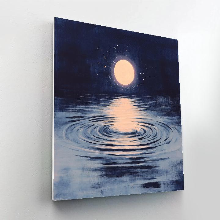 Edgar Degas Inspired Lunar Veils Number painting