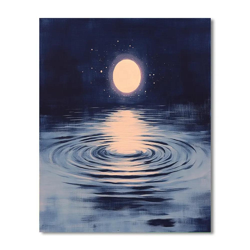 Edgar Degas Inspired Lunar Veils Number painting