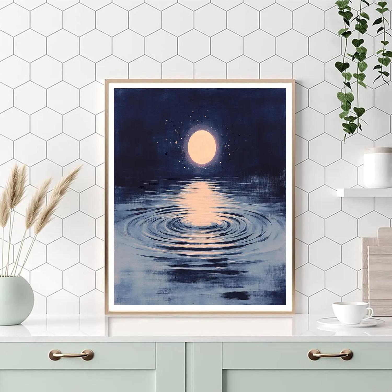 Edgar Degas Inspired Lunar Veils Number painting