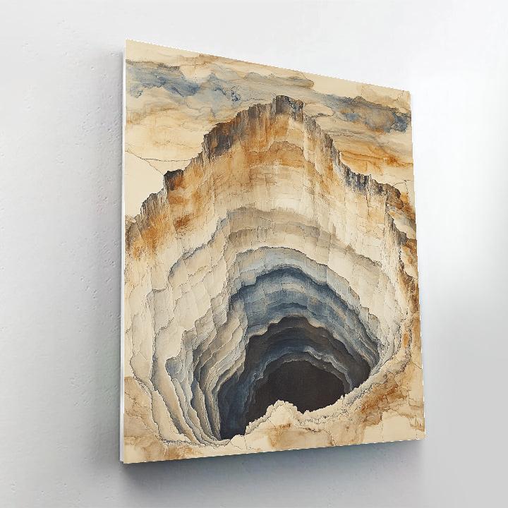 Michelangelo Inspired Salt Cathedral DIY paint by numbers