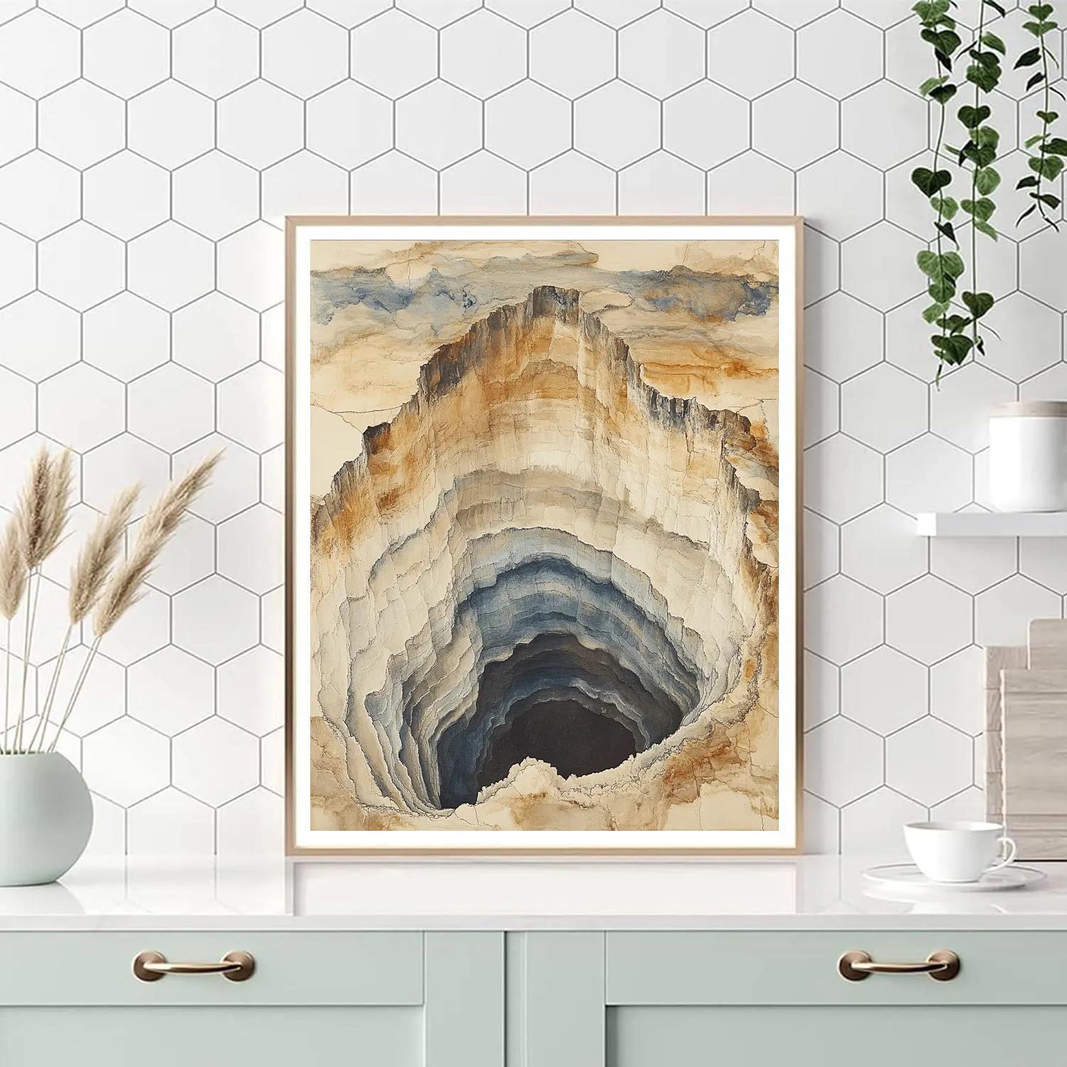 Michelangelo Inspired Salt Cathedral DIY paint by numbers