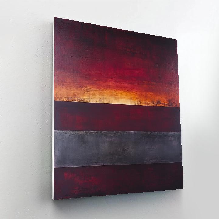 Mark Rothko Inspired Midnight Harmony paint by numbers