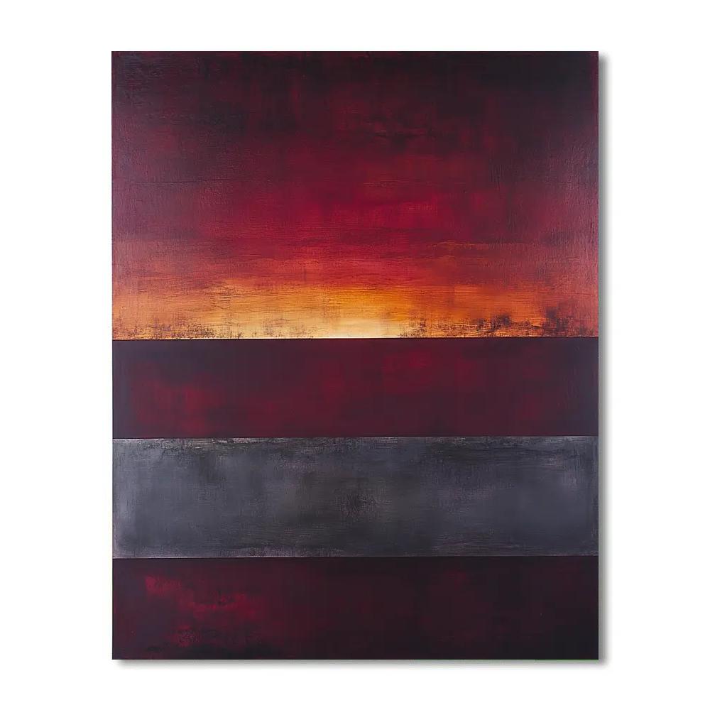 Mark Rothko Inspired Midnight Harmony paint by numbers