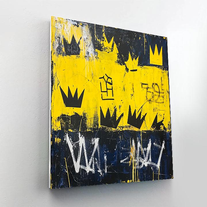 Jean-Michel Basquiat Inspired Anthem Of Symbols Paint by numbers kits