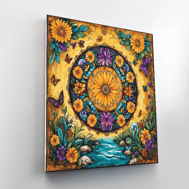 Frida Kahlo Inspired Cultural Harmony Of Nature painting number kit