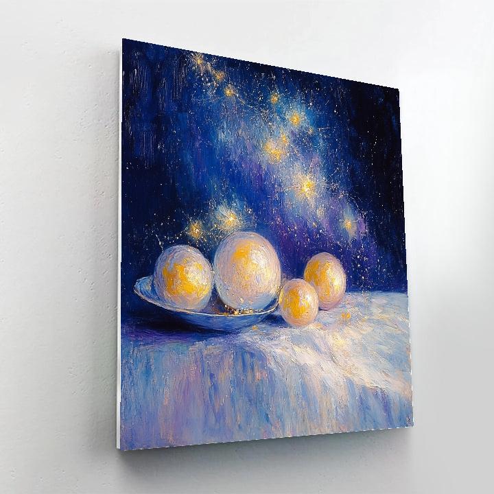 Paul Cézanne Inspired Cosmic Still Life Harmony paint by number