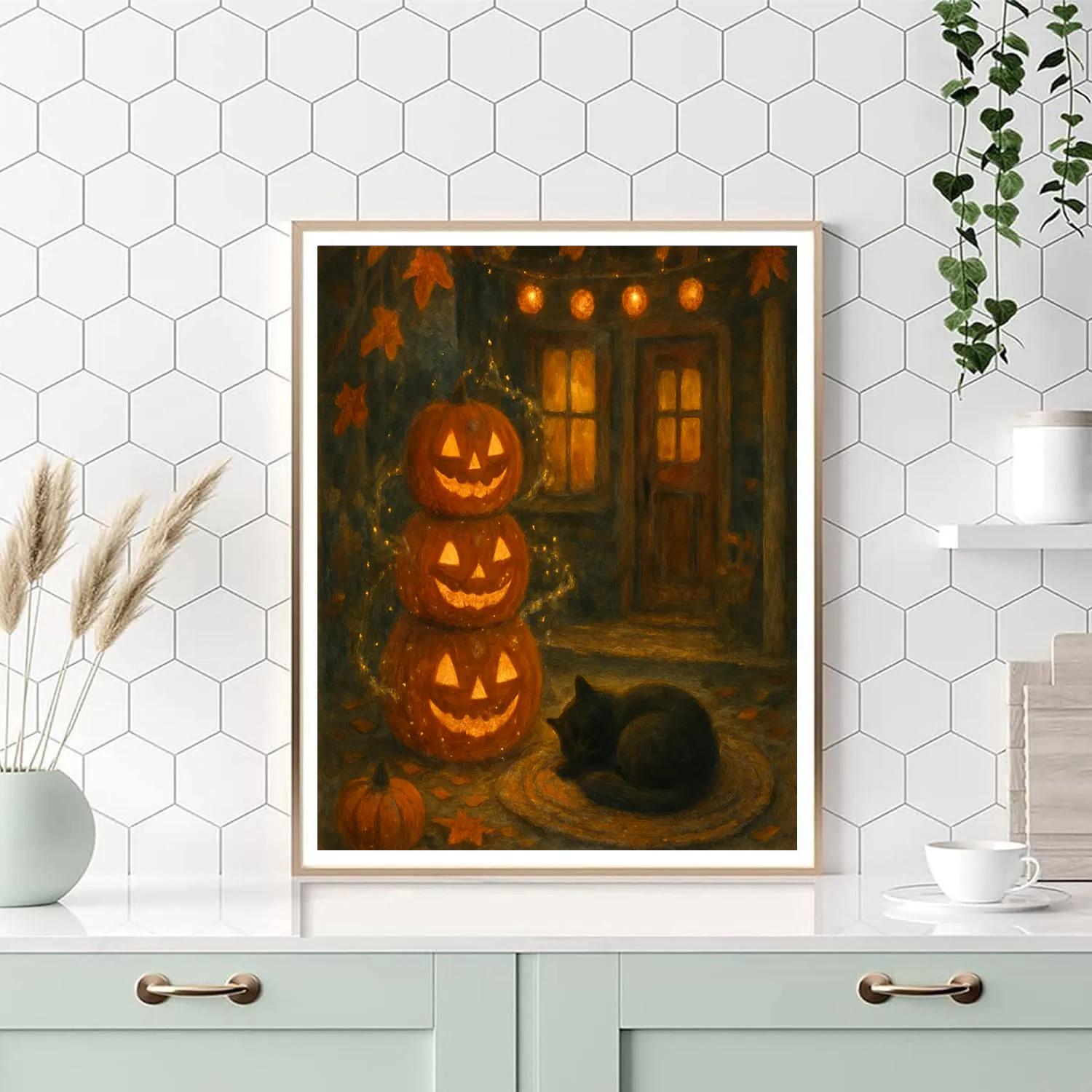 Porch Of Whispering Lanterns paint by number