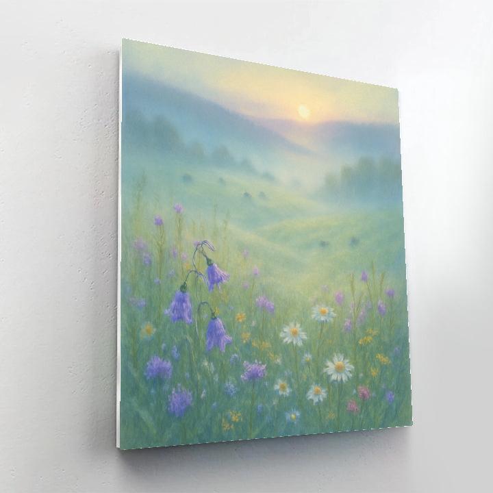 Meadow Morning In Pastel Painting by numbers kit