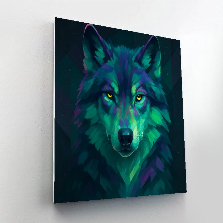 Regal Spectrum Wolf Painting by numbers kit