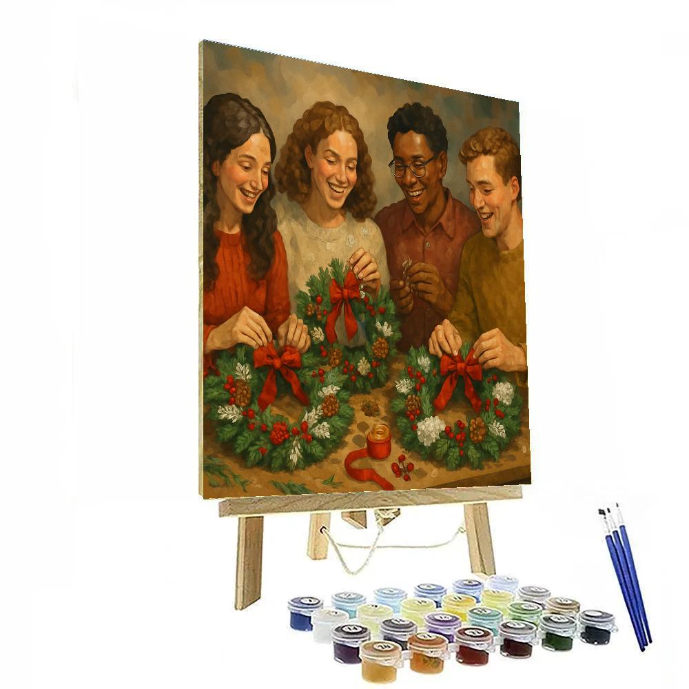 Wreathmakers Bench paint by number