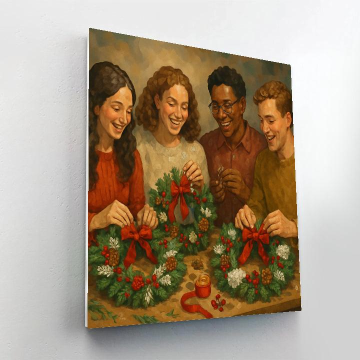 Wreathmakers Bench paint by number
