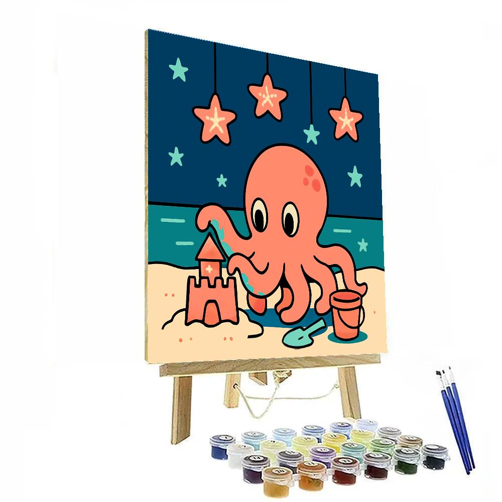 Coral Cove Nebula painting number kit