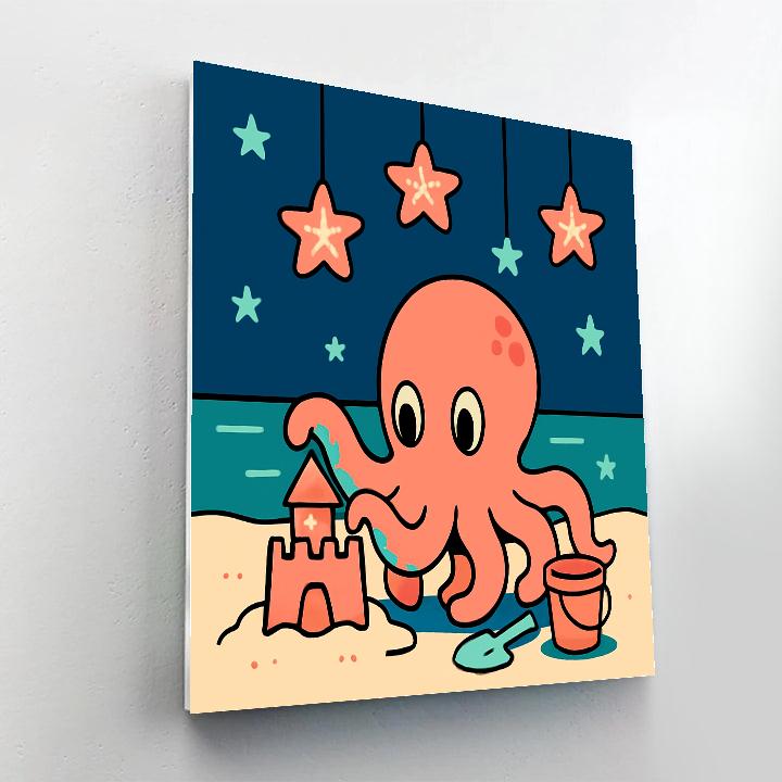 Coral Cove Nebula painting number kit