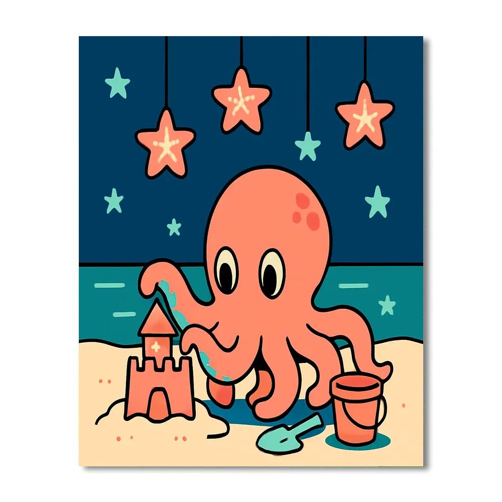 Coral Cove Nebula painting number kit