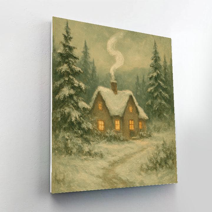 Whispering Pines And Smoke painting number kit