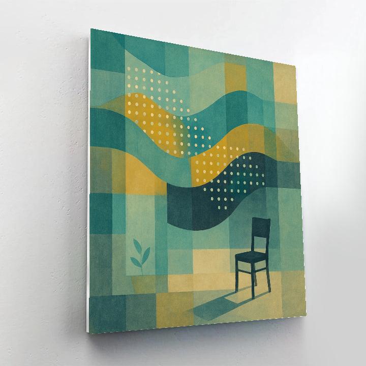 Abstract Echo Fields paint by numbers