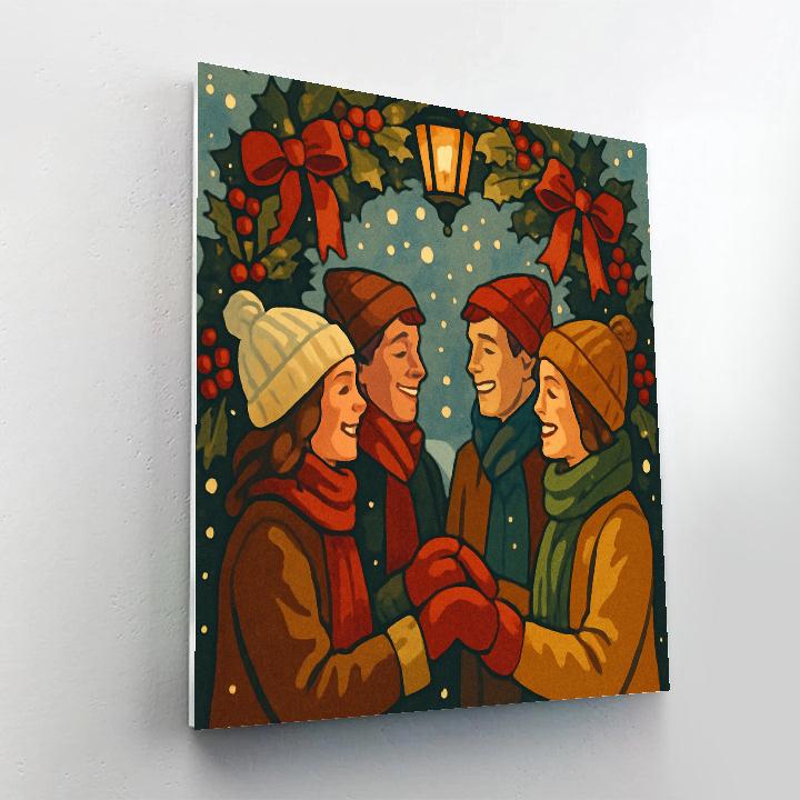 Holly Lane Reunion Paint by numbers art
