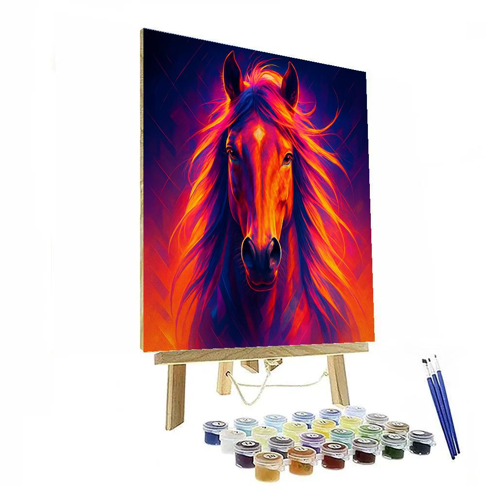 Solar Mare Stallion Paint by numbers art