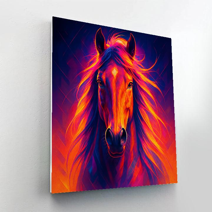 Solar Mare Stallion Paint by numbers art