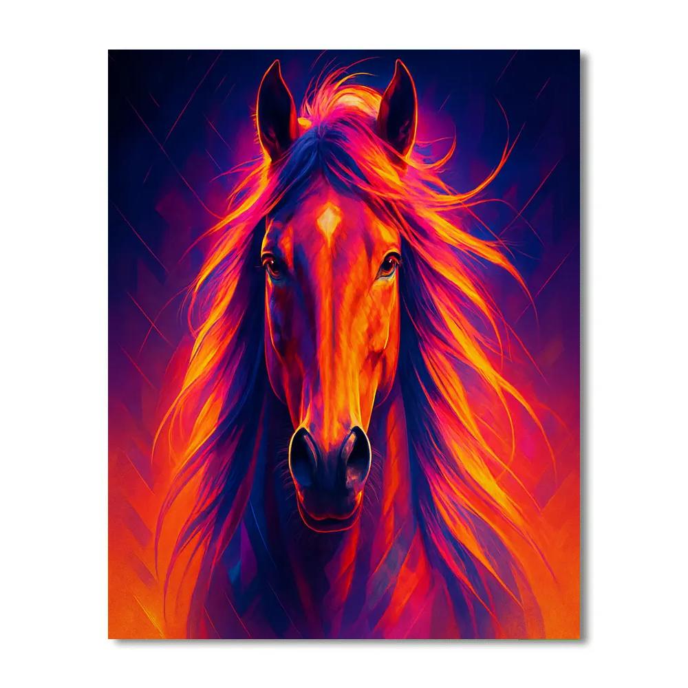 Solar Mare Stallion Paint by numbers art