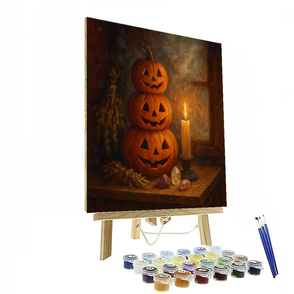 Autumn Altar Of Curiosities Number painting