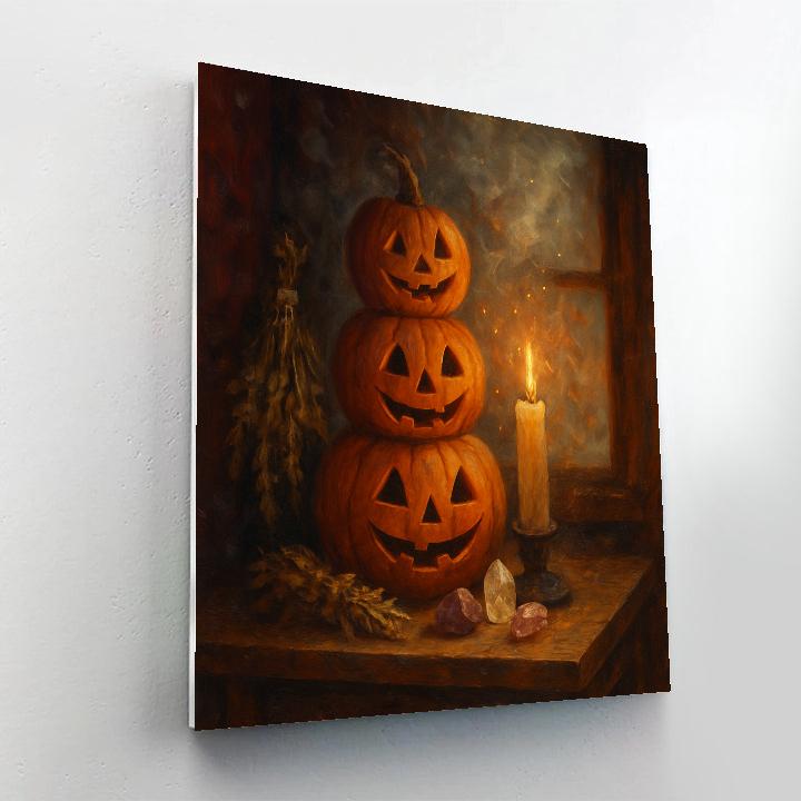 Autumn Altar Of Curiosities Number painting