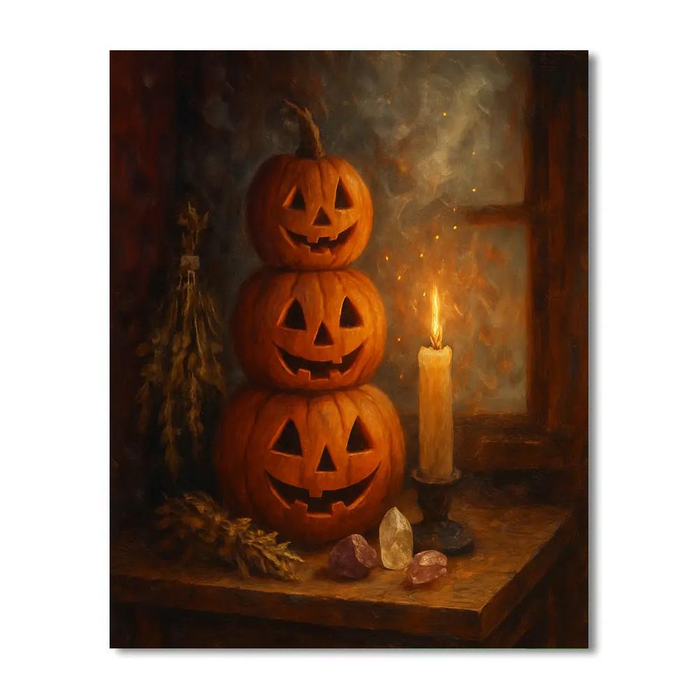 Autumn Altar Of Curiosities Number painting