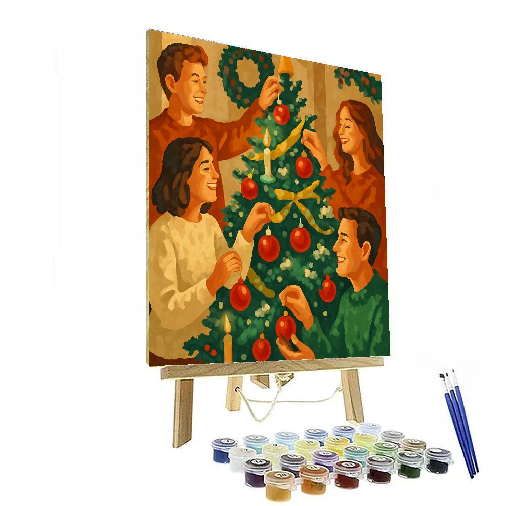 Ornaments Of Joyful Harmony Paint by numbers art