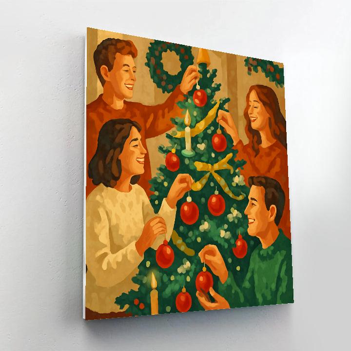 Ornaments Of Joyful Harmony Paint by numbers art