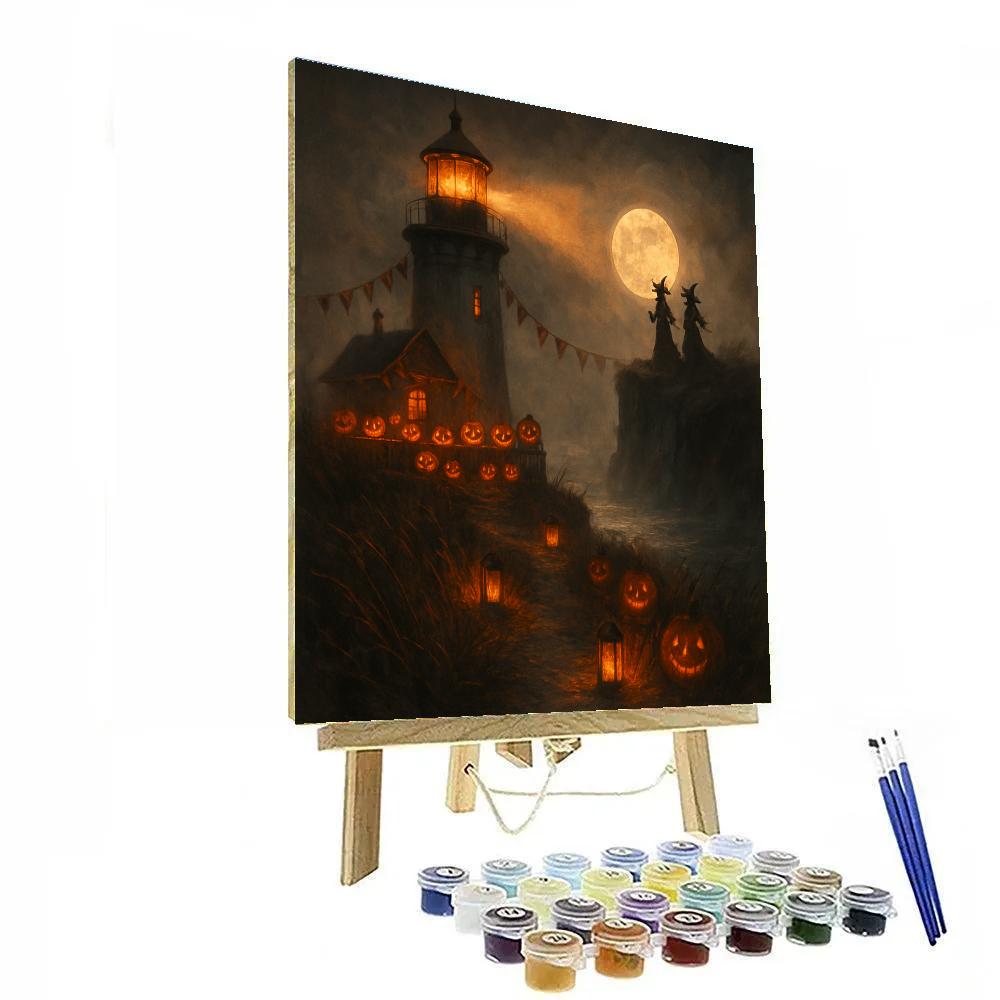 Autumn Beacon Lighthouse Paint by numbers kits