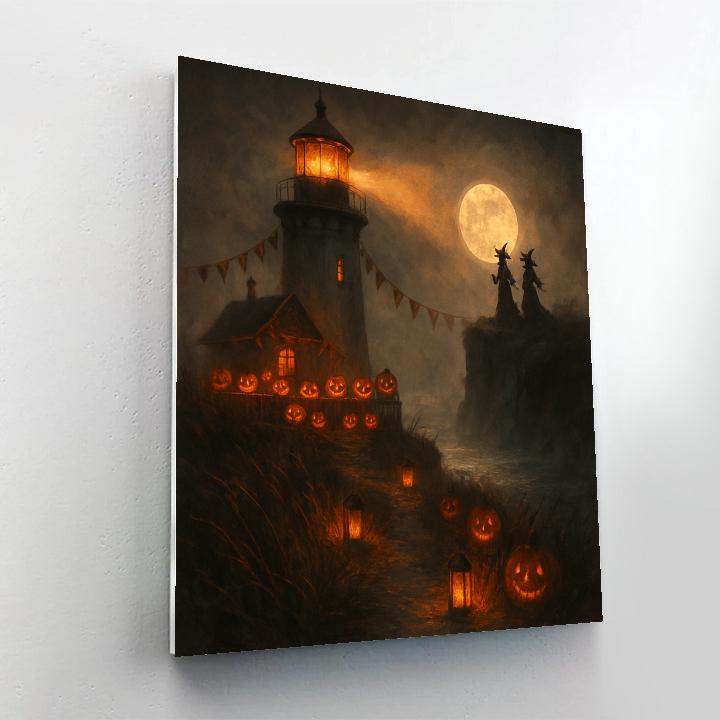 Autumn Beacon Lighthouse Paint by numbers kits