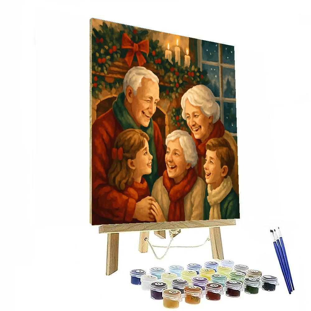 Starry Hearth Reunion Painting by numbers kit
