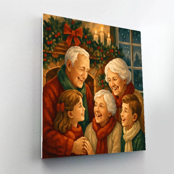Starry Hearth Reunion Painting by numbers kit