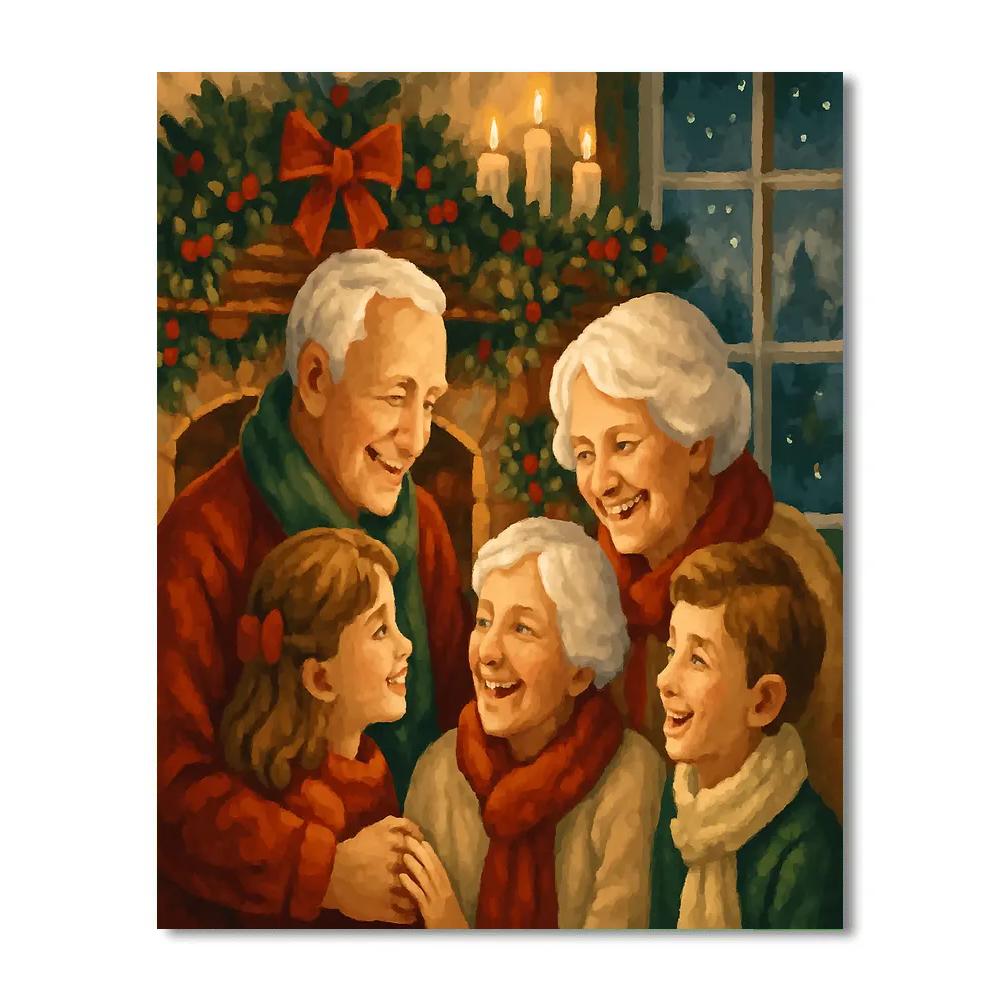 Starry Hearth Reunion Painting by numbers kit