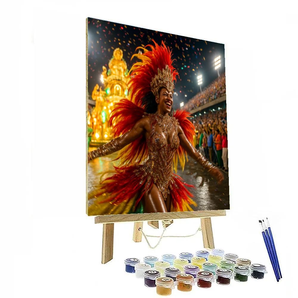 Majestic Rio Carnival Parade paint by color