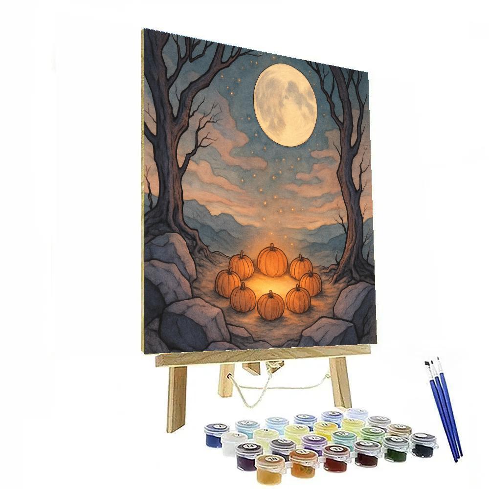 Harvest Moon Overlook painting number kit