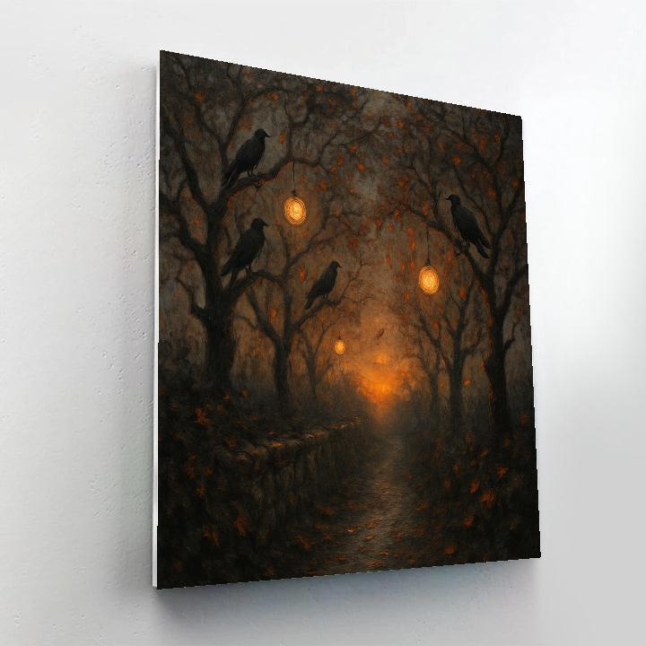 Ravencroft Orchard Path painting number kit