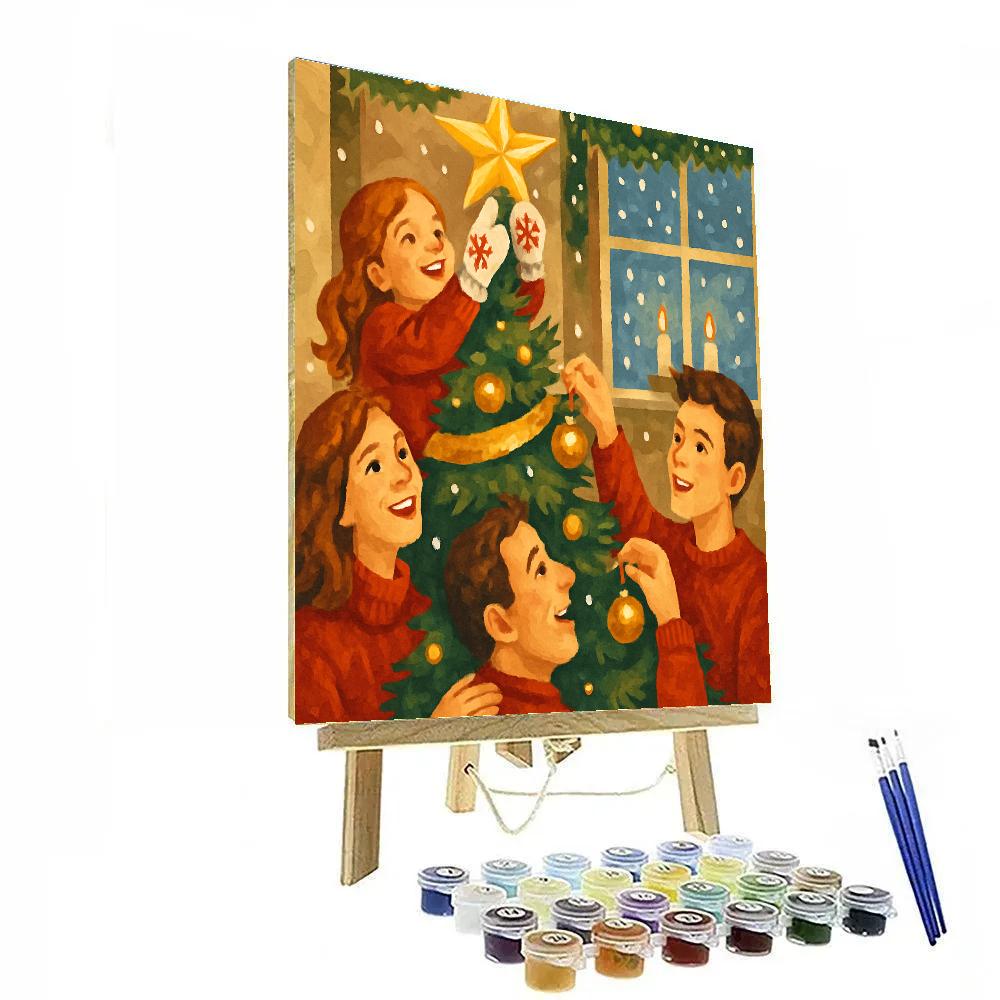 Star-Topped Celebration Paint by numbers kits