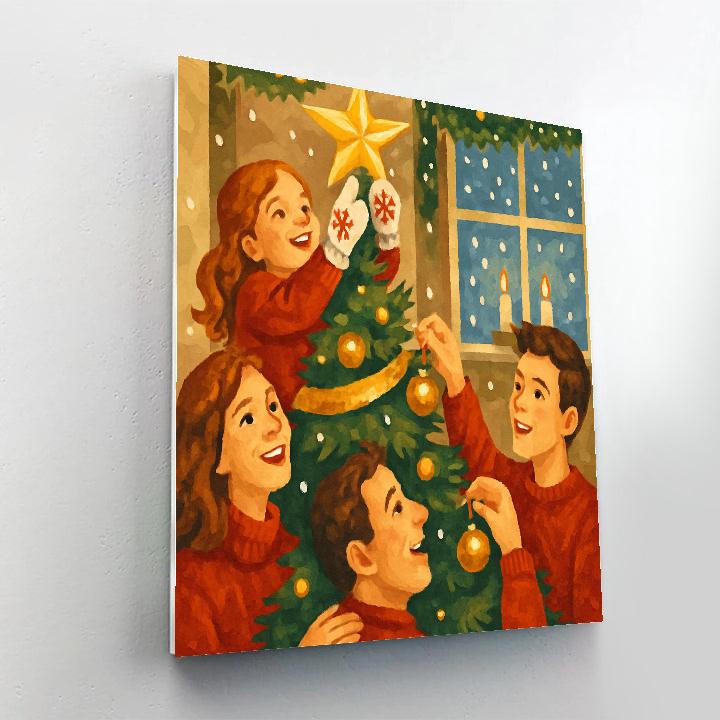 Star-Topped Celebration Paint by numbers kits