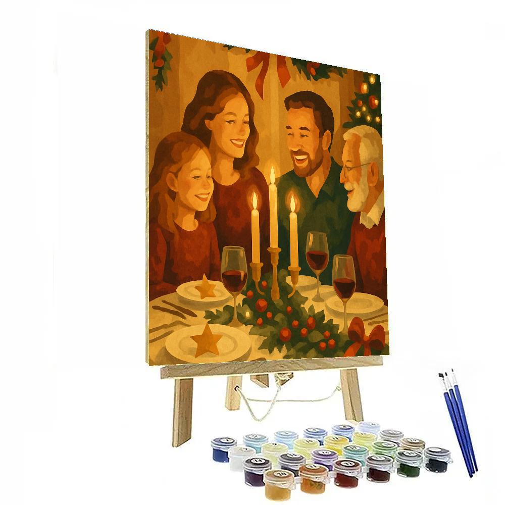 Fireside Festive Feast Paint by numbers kits