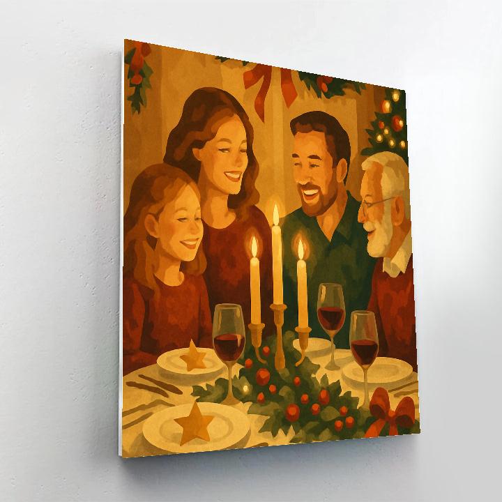 Fireside Festive Feast Paint by numbers kits