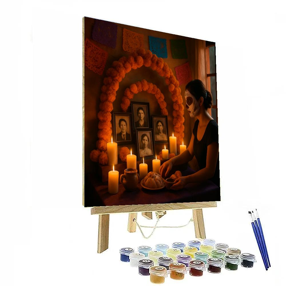Traditional Día De Muertos Ofrenda DIY paint by numbers