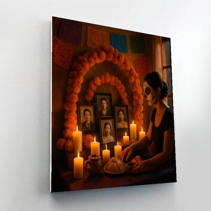 Traditional Día De Muertos Ofrenda DIY paint by numbers