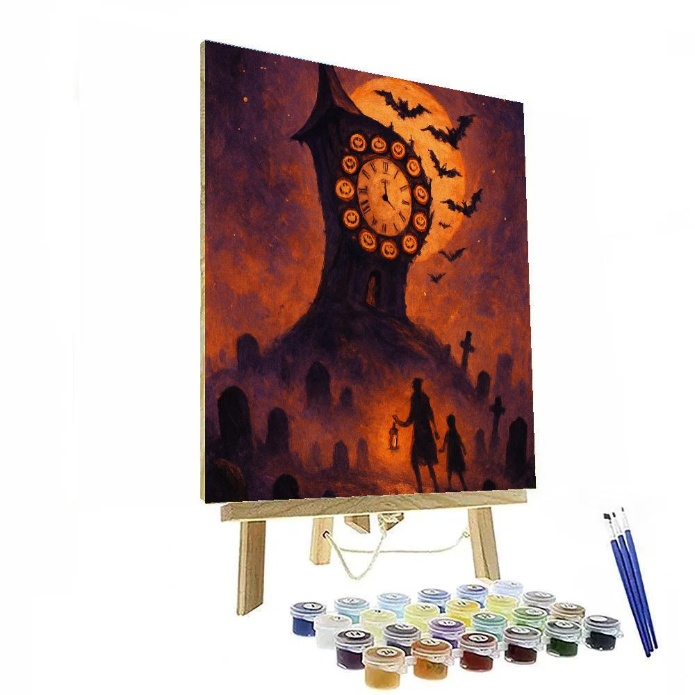 Clocktower On Hollow Hill Paint by numbers kits