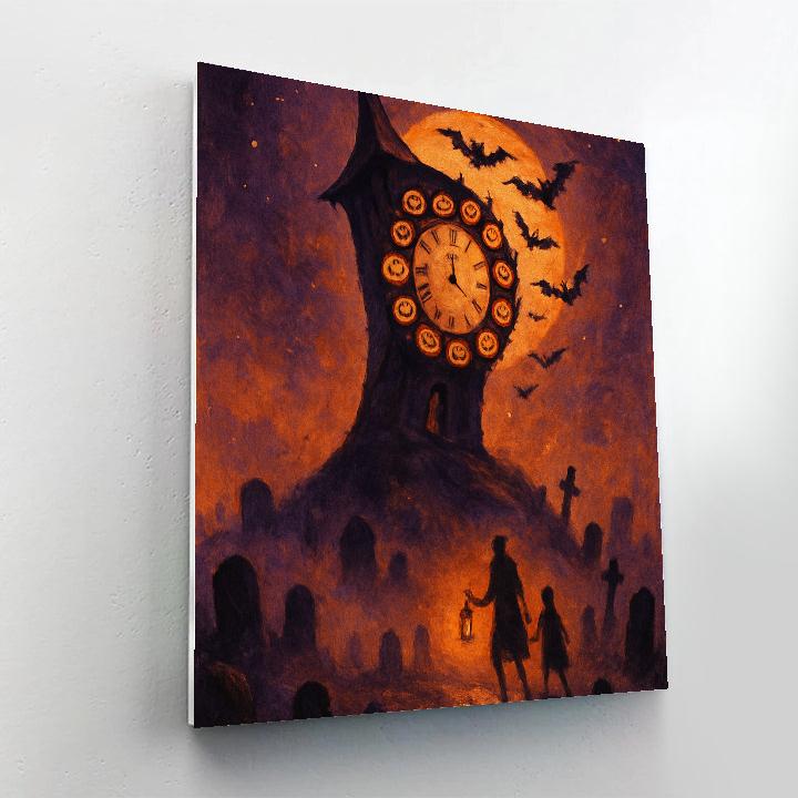 Clocktower On Hollow Hill Paint by numbers kits